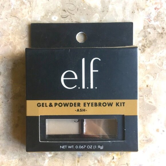 New ✨ gel & powder eyebrow kit in ash from elf